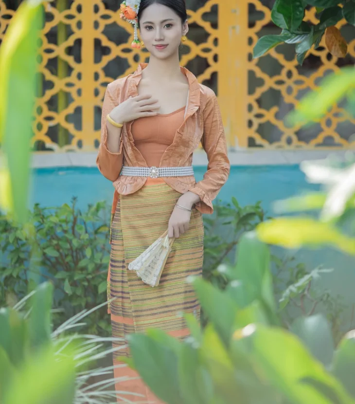 

Chinese Xishuangbanna Dai Ethnic Clothing Women's Summer New Ethnic Style Set Yunnan Tourism Wear