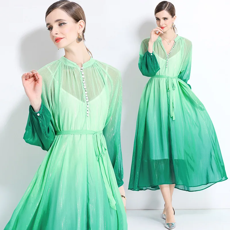 ชุดเซ็ตสองชิ้นผ้าลินินเนื้อผ้าฝ้ายเนื้อหลวม สีสันสดใส สำหรับผู้หญิง สไตล์ลำลอง เหมาะสำหรับฤดูร้อน