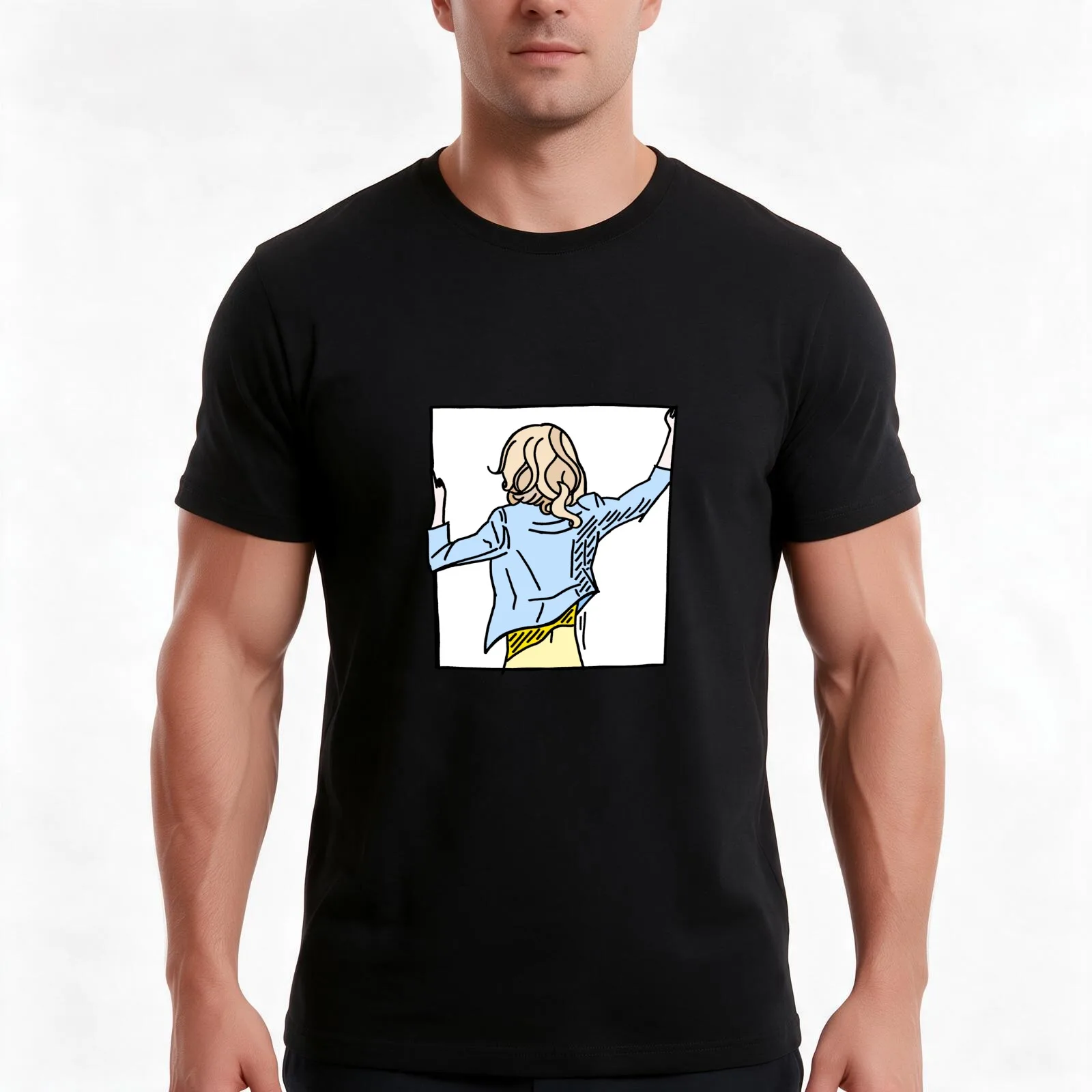 Gillian Anderson: Goodbye Blanche T-Shirt, Summer Casual Cotton Tee, Oversized Streetwear Tops, Vintage Graphic Print