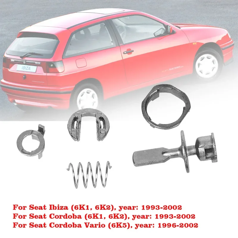 SFRONT LEFT RIGHT DOOR LOCK BARREL REPAIR KIT for SEAT CORDOBA IBIZA 6K1 CORDOBA 6K2 6K5 6K1 6K3837223A