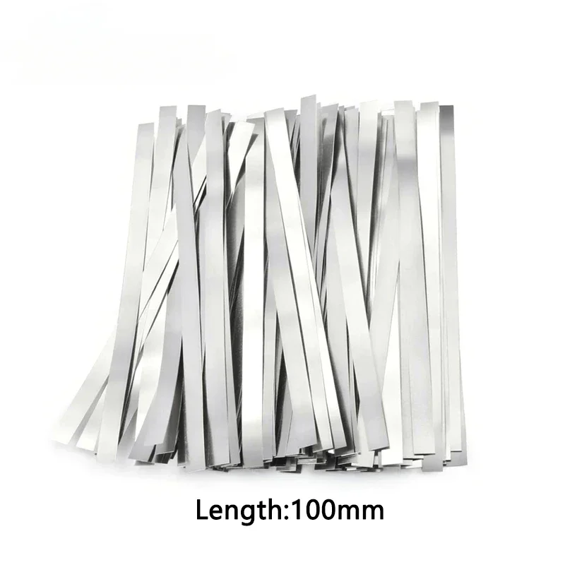 Lithium Battery 18650 Nickel Plated Steel Sheet For Battery Welding Machine Spot Diy Projects 25/50pcs Length 100mm