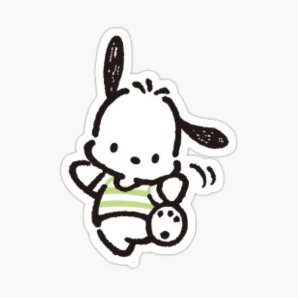 Cute Sanrio Puppy From o Kitty 5PCS Naklejki na tło Naklejki Dekoracja okna Anime Art Home Print Living Room Cartoon