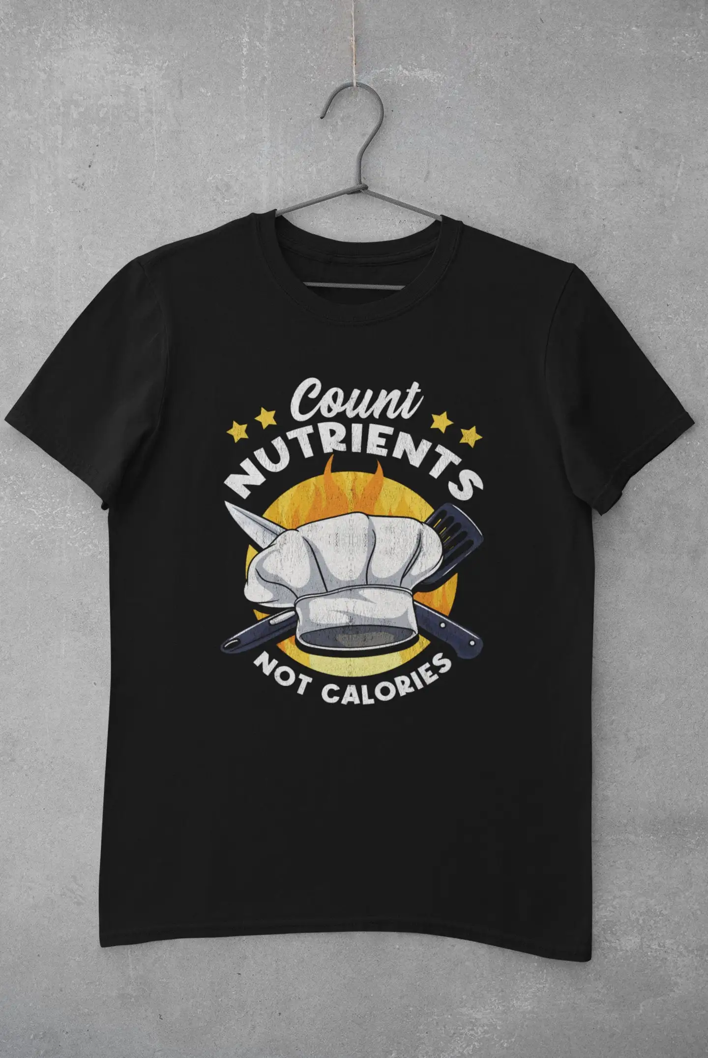 Head Chef T Shirt Culinary Cooking Lover Teacher Count Nutrients Not Calories