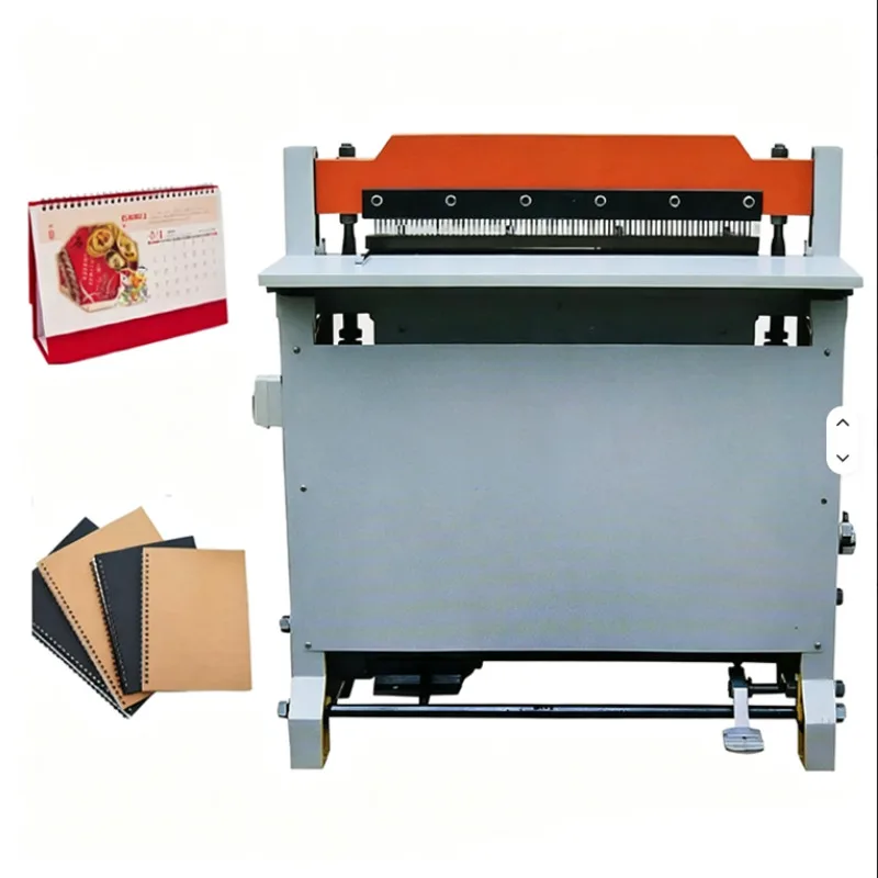 Calendar Punch Machine for Office Paper Booklet Notebook and Hanging Calendar Production with 620 mm Punching Width