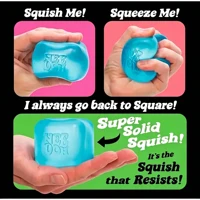 Schylling NeeDoh Nice Cube Sensory Squeeze Toy with Super Solid Squish Stress Relief Anxiety Sensory Tool Stress Reliever Toys 6