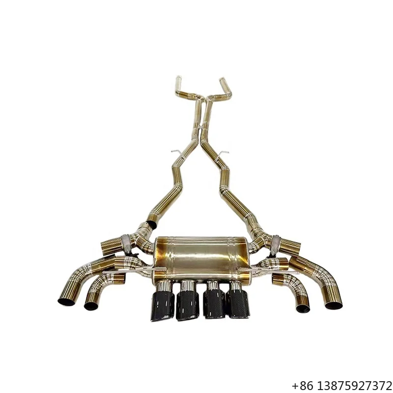 

Титановая выхлопная система Catback для M5 F90, для S63 4.4TT, с клапанной системой Valvetronic