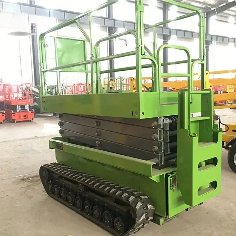 Electric Hydraulic Motor Crawler Scissor Lift Platform