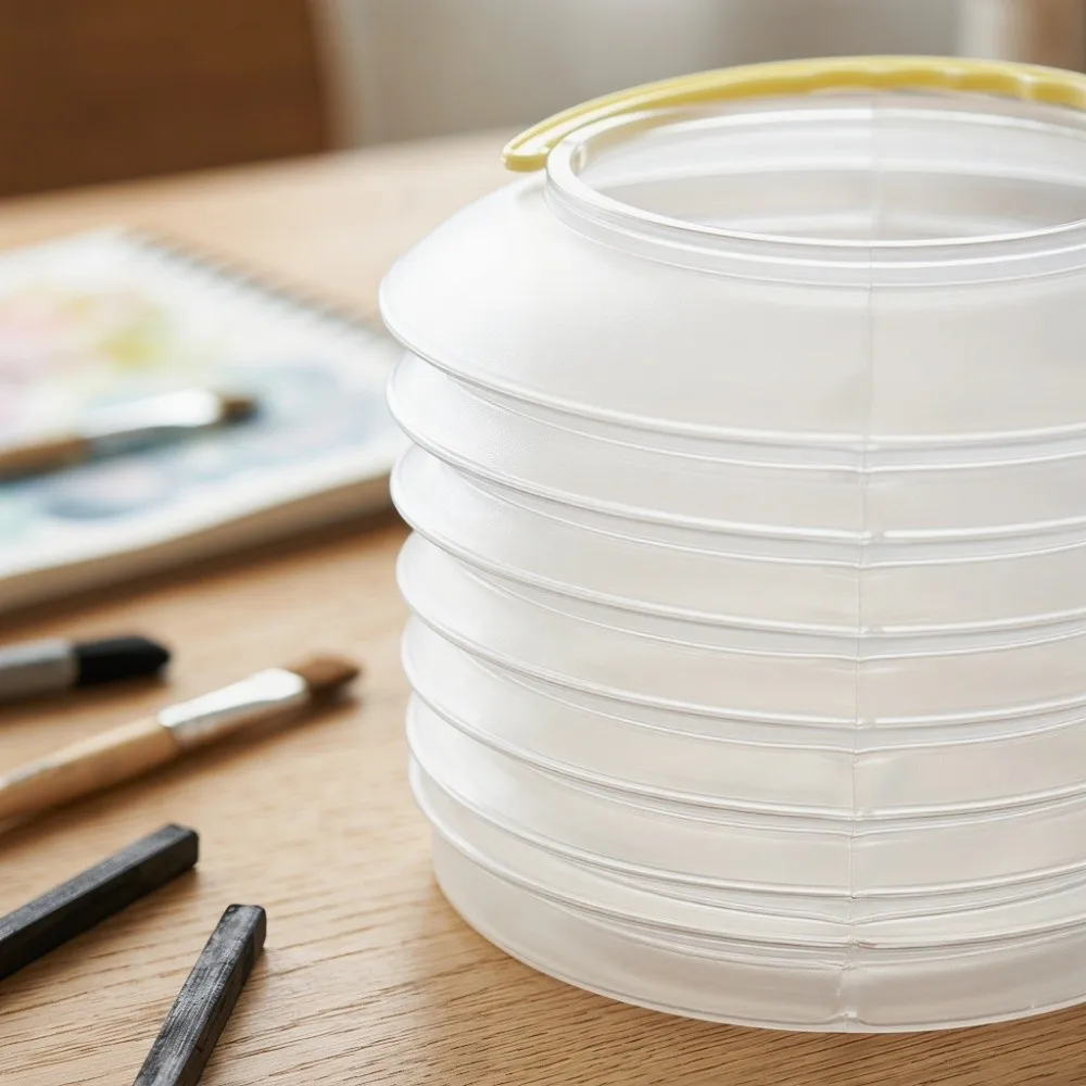 Collapsible Collapsible Brush Washer Thickened Plastic Dual Available Art Cleaning Container Transparent Visible
