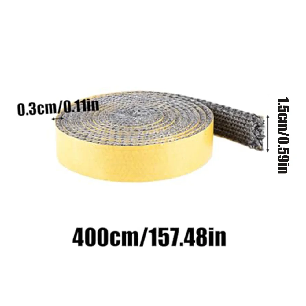 4 متر بيليه موقد الباب الختم ، حشية الختم ، حلقة ذاتية اللصق ، حبل ختم الموقد لمدخن الفرن والمواقد