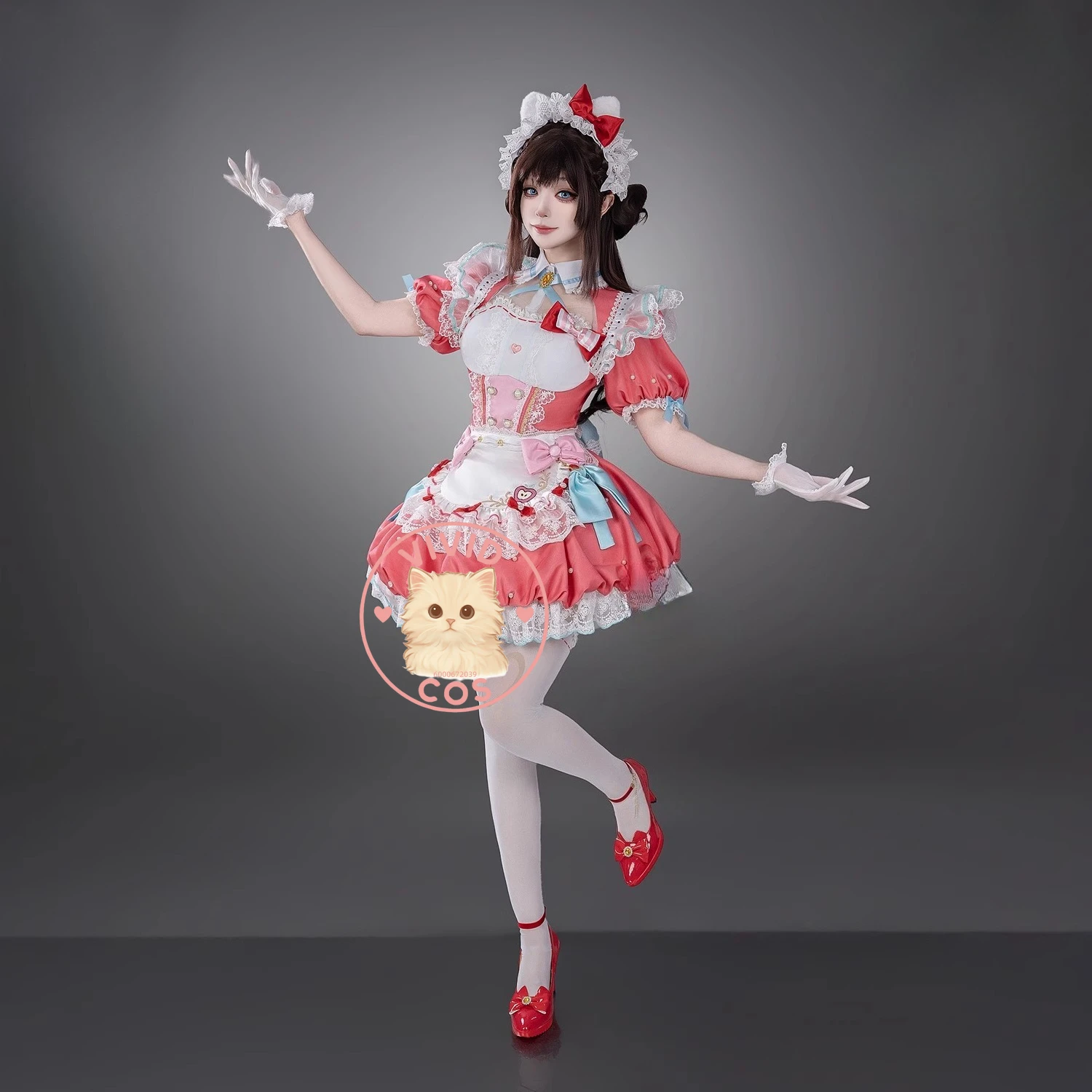 Game Naraka：Bladepoint Cute Anime Tsuchimikado Kuro Cosplay Costume Cilla and Yin Ziping Fashion Lolita Dress for Women ComicCon