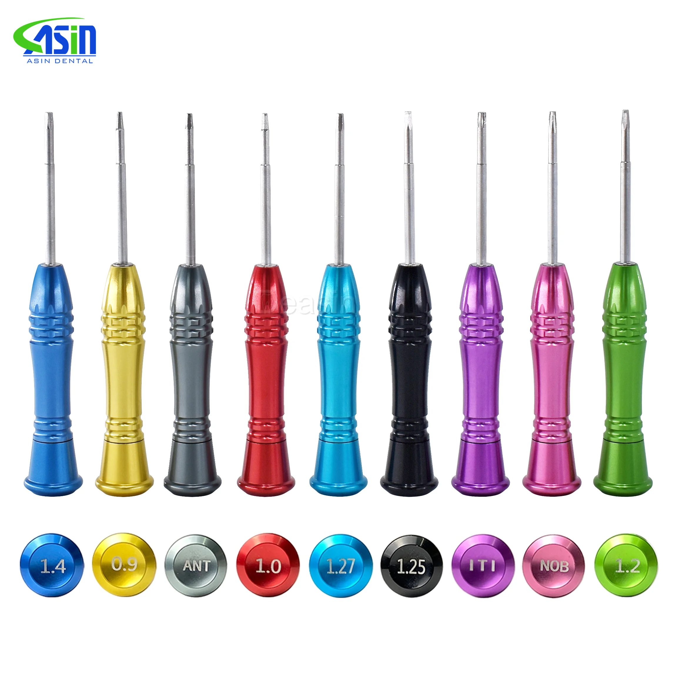 

9pcs/Kit Dental Implant Screw Driver Stainless Steel Micro Screwdriver with Handle for Implants Drilling Tool Dentist Instrument