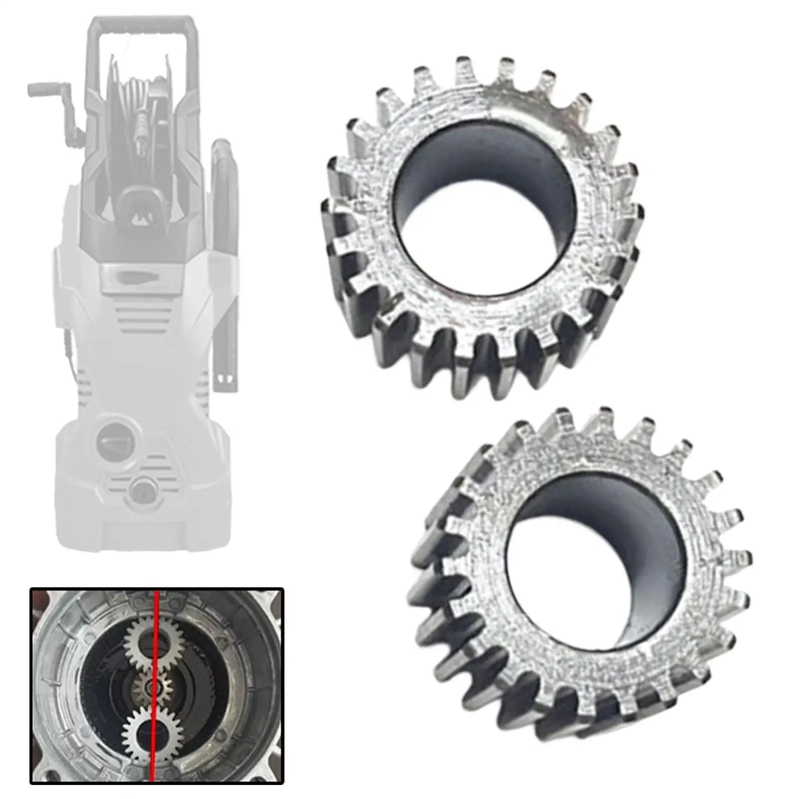 

Durable Metal Transmission Gear Kit for High Pressure Car Washing Machine Planet Gear Wheel Replacement