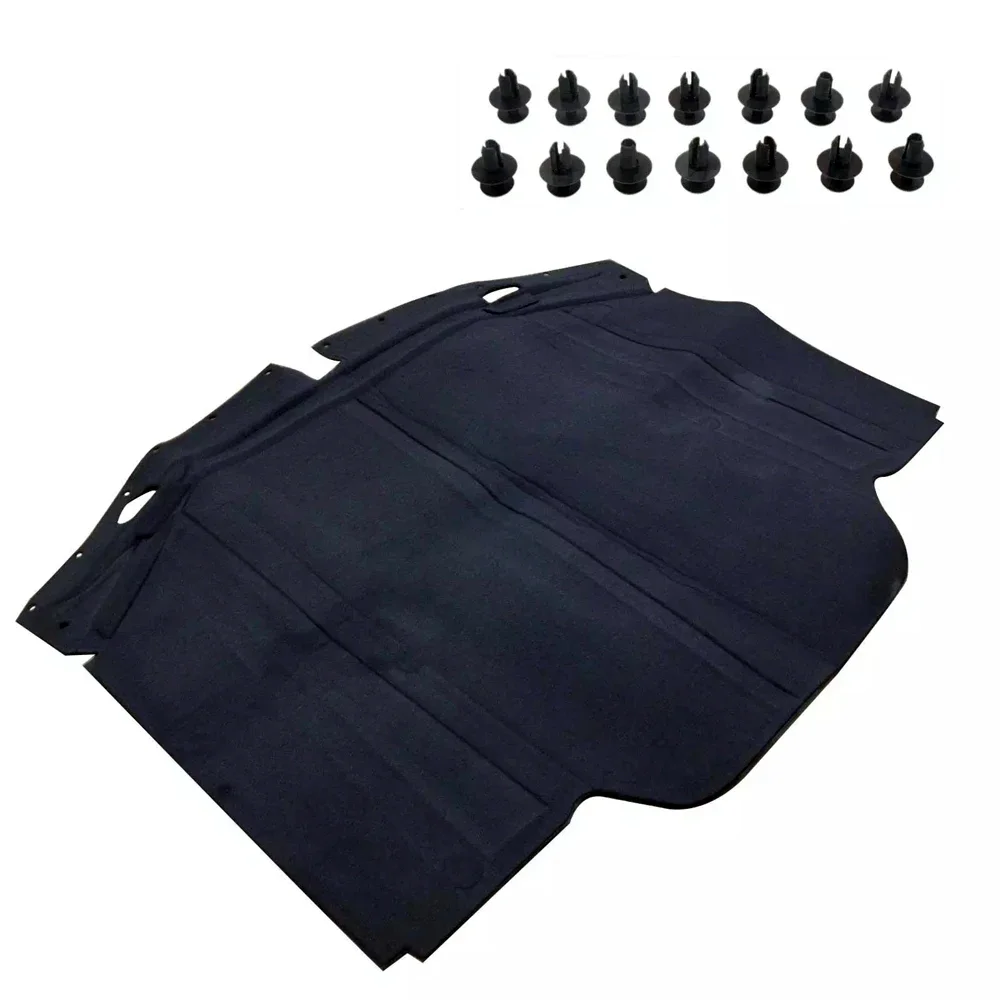 Car Front Hood Engine Sound Insulation Pad Fit For Mercedes Benz 300SL 500SL 600SL R129 SL320 SL500 SL600