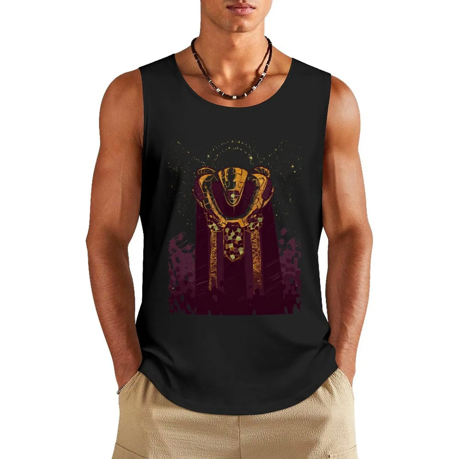 

ambassador Kosh Tank Top men clothes T-shirt male Top