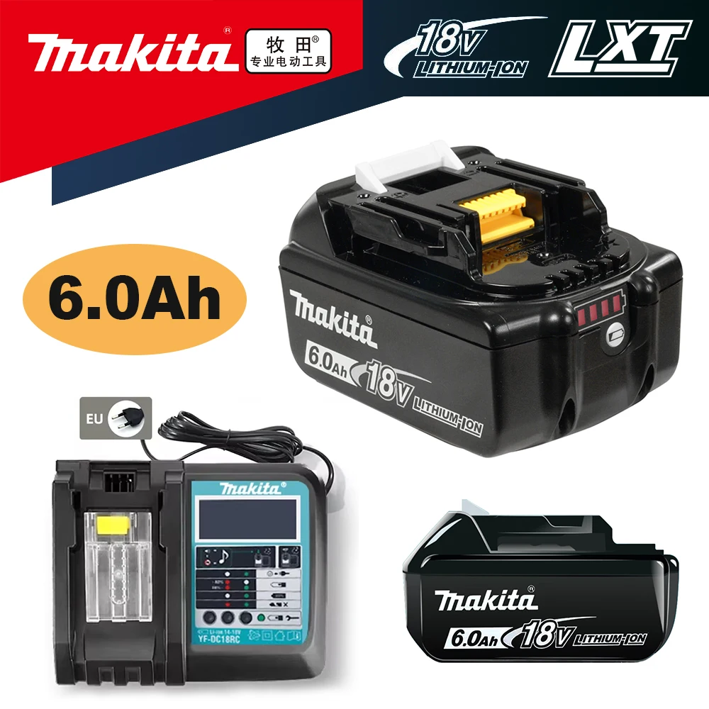 

18V 6.0Ah imported original Makita rechargeable battery for Makita BL1840 BL1840BBL1830 BL1830B BL1850 BL1850B power tools