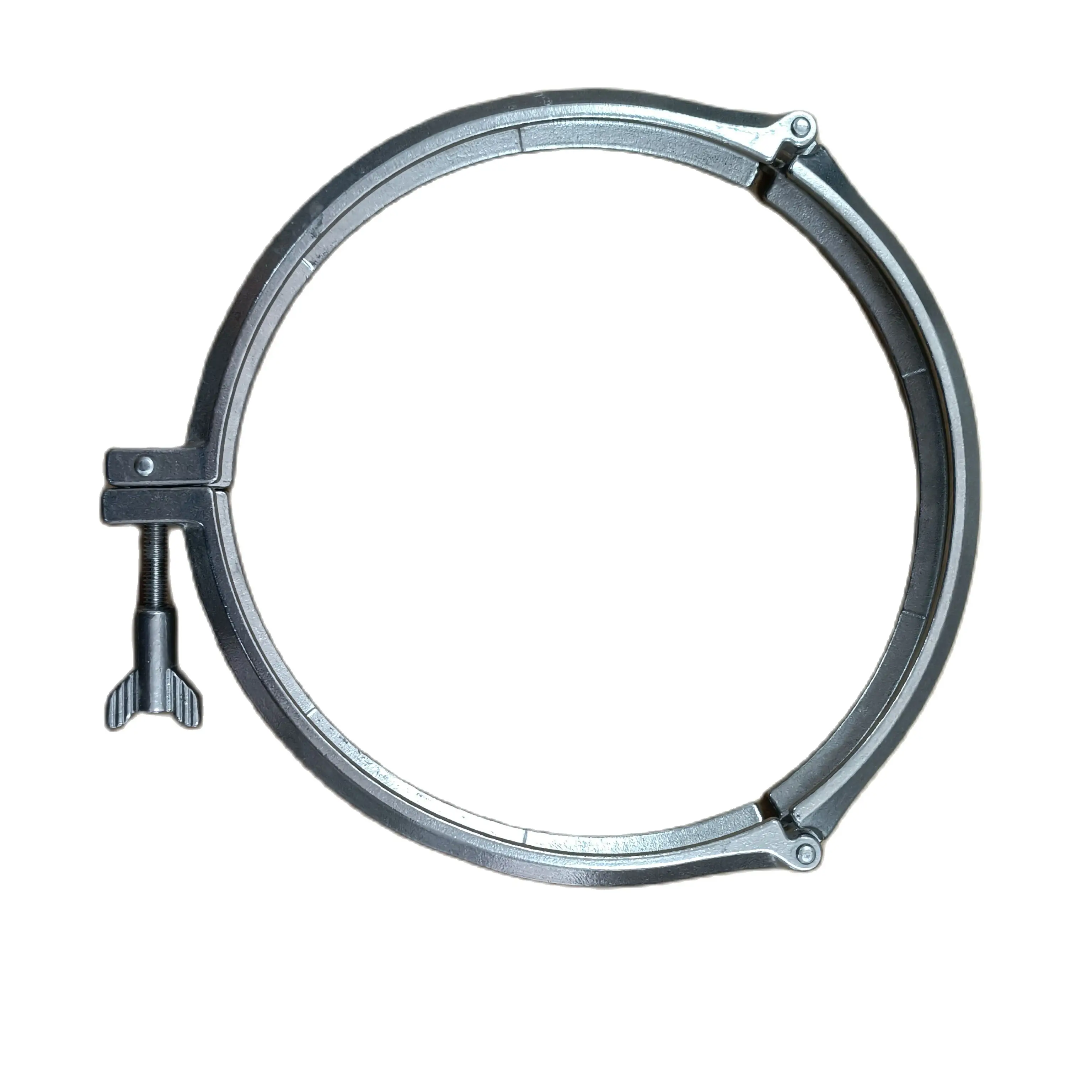 Stainless Steel ISO-KF Vacuum Flange Quick Clamp with Wing Nut Closure, KF250 ISO-KF Flange Size NW-250