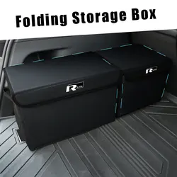 Large Capacity Car Trunk Storage Box Folding Felt Organizer Bag for Volkswagen VW RLINE Jetta Tiguan Passat Polo Golf Mk6 Beetle