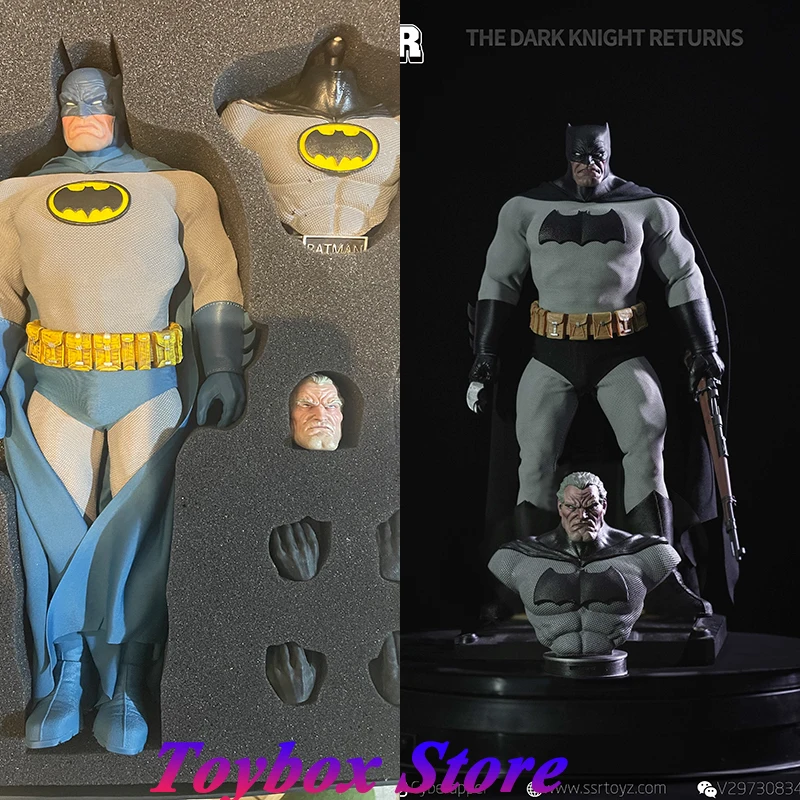 

SSR Original 1/6 Collectible Black Blue Batman 2.0 Action Figure DC The Dark Knight Returns Original 12“ Full Set Soldier Model