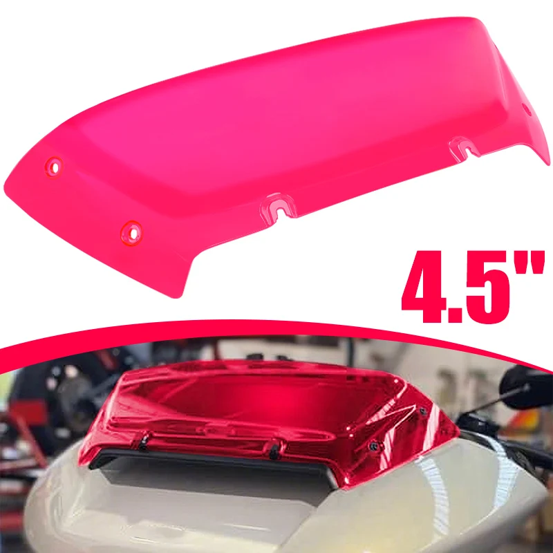 Motorrad Rote 4,5" Wellen-Windschutzscheibe für Harley Touring CVO Road Glide FLTRXSE 2023-2026 Frontscheibe Windabweiser