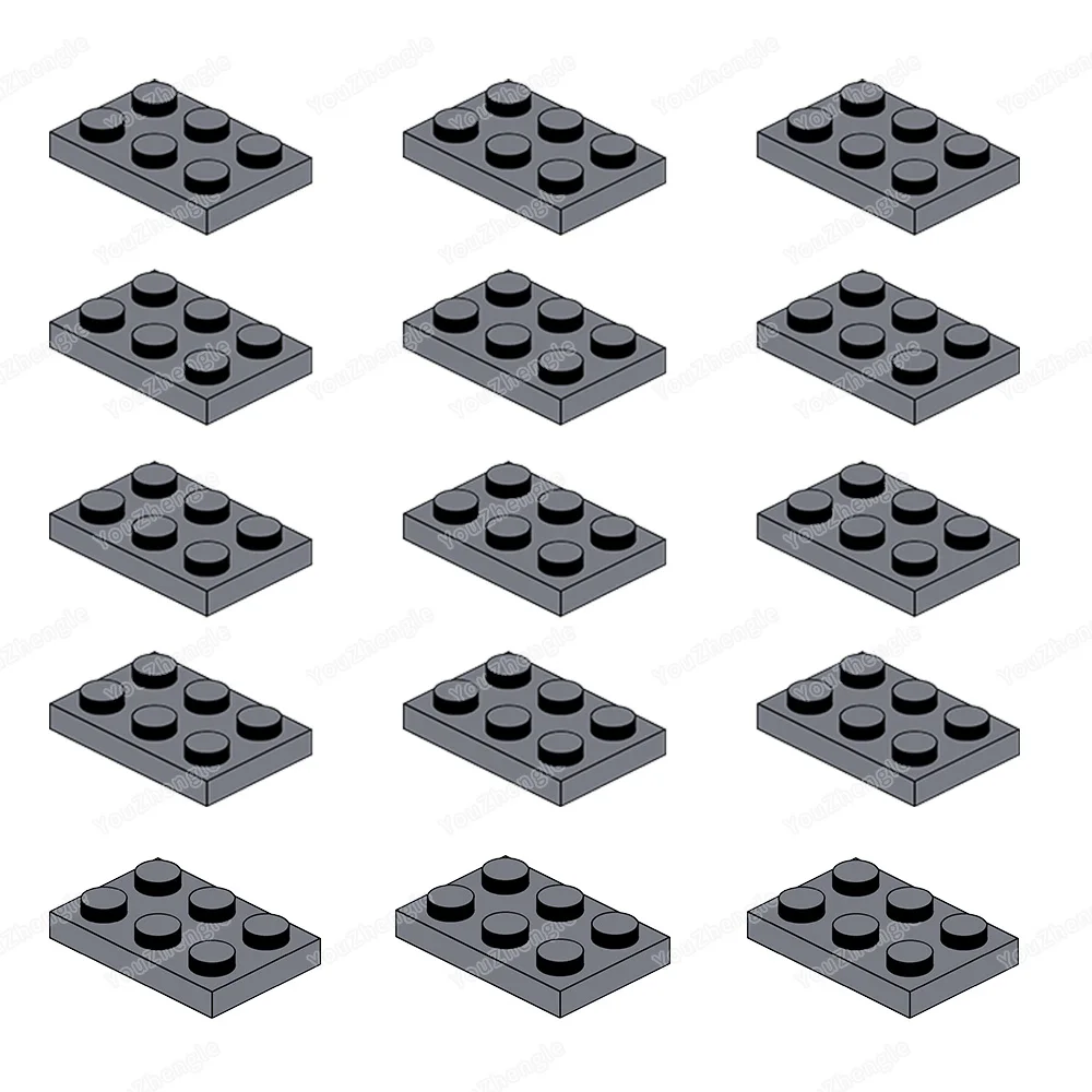 3021 Building Block Basic 2x3 Parts Assembly MOC Figures Military WW2 Street Scene Weapons Equipment Scene Model Gifts DIY Toys