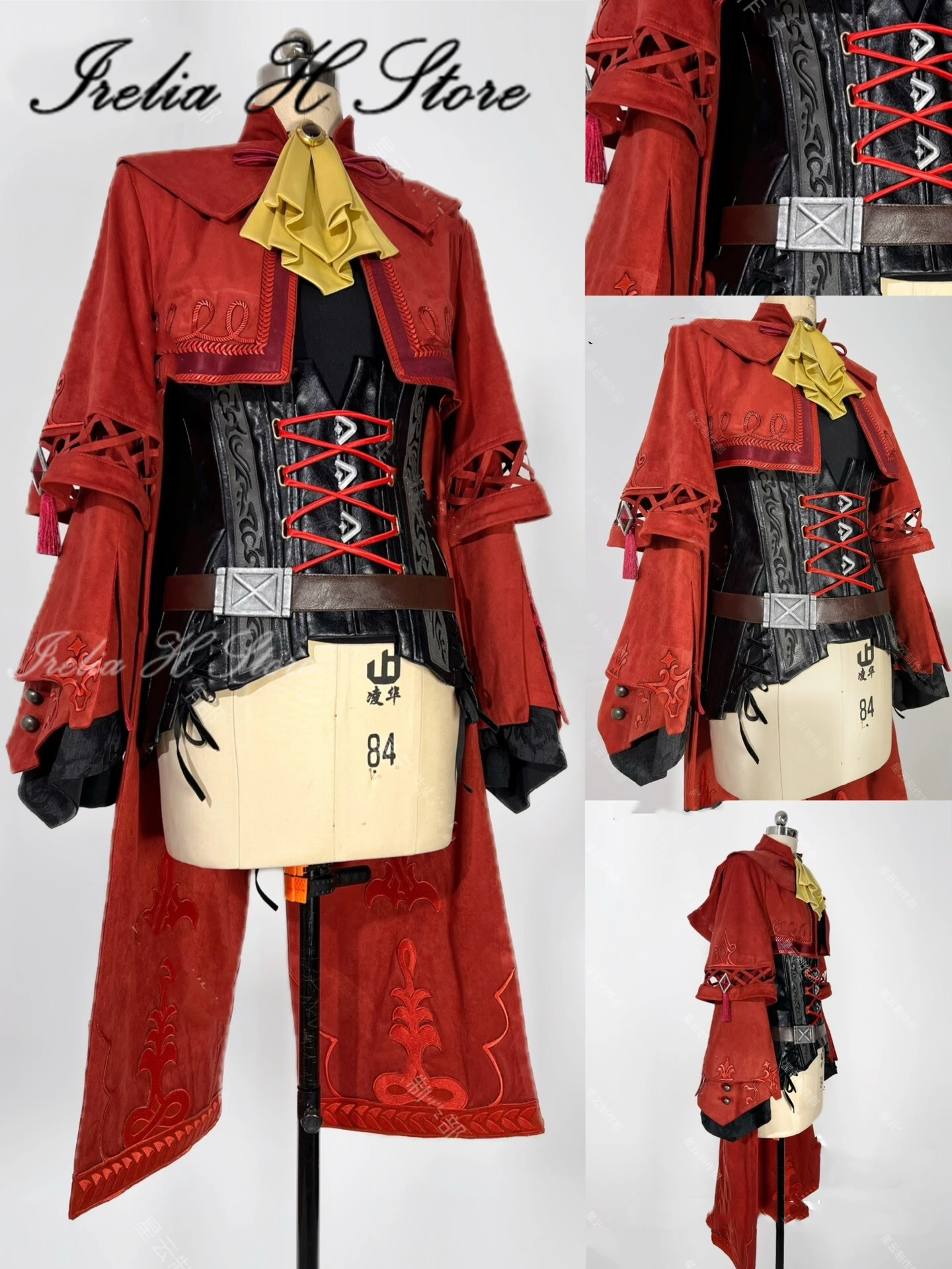 

Костюм для косплея Irelia H Store FF14 Felicitous Tunic: тунюк, капюшон, корсет, униформа для Хэллоуина, высококачественный, на заказ