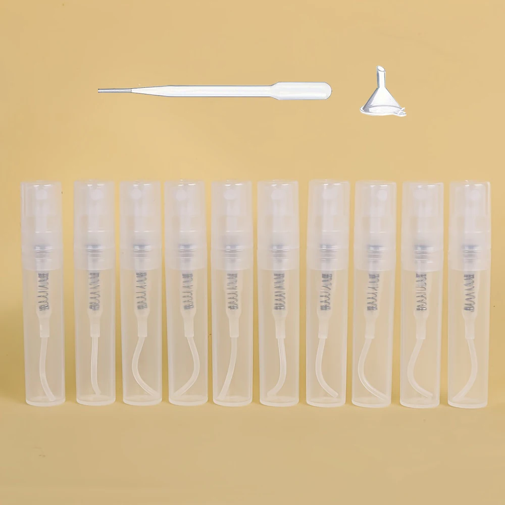 10 Flaschen mit 2/3/5ML Mini-Parfümproben, Verkauft in Kunststoff-Bajonettflaschen, Tragbar und Reisegröße