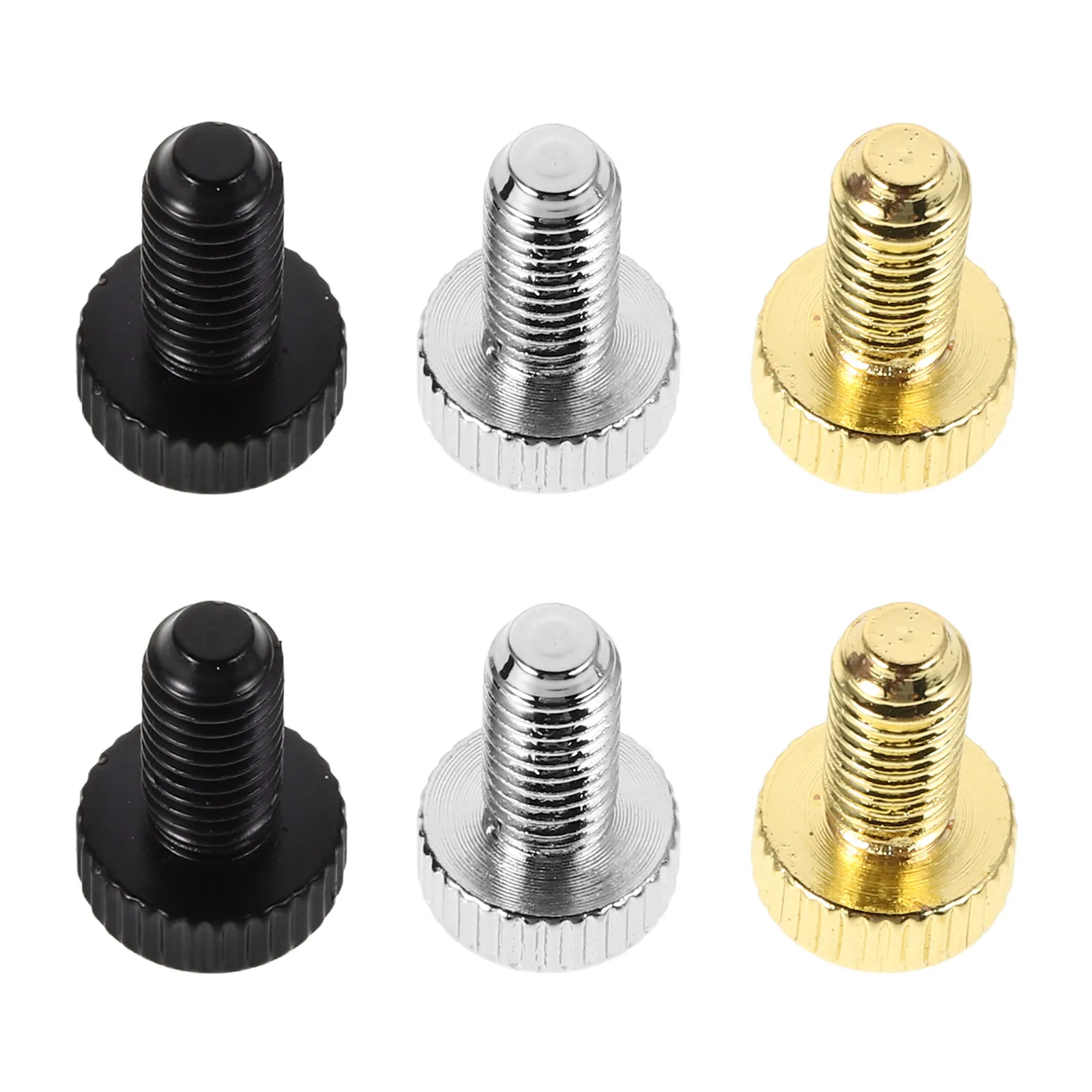 

6 Pcs Electric Guitar Bridge Saddles Screws Golden Silver Sound Quality Easy Installation Acoustic Tremolo Stabilizer