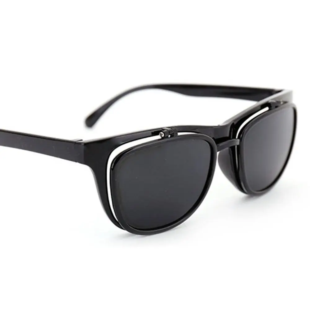 Polycarbonate Lenses. Double Layer Flip Cover Black 15*5*4cm/5.9*1.97*1.57 Shelter From The Wind Sunglasses Welding