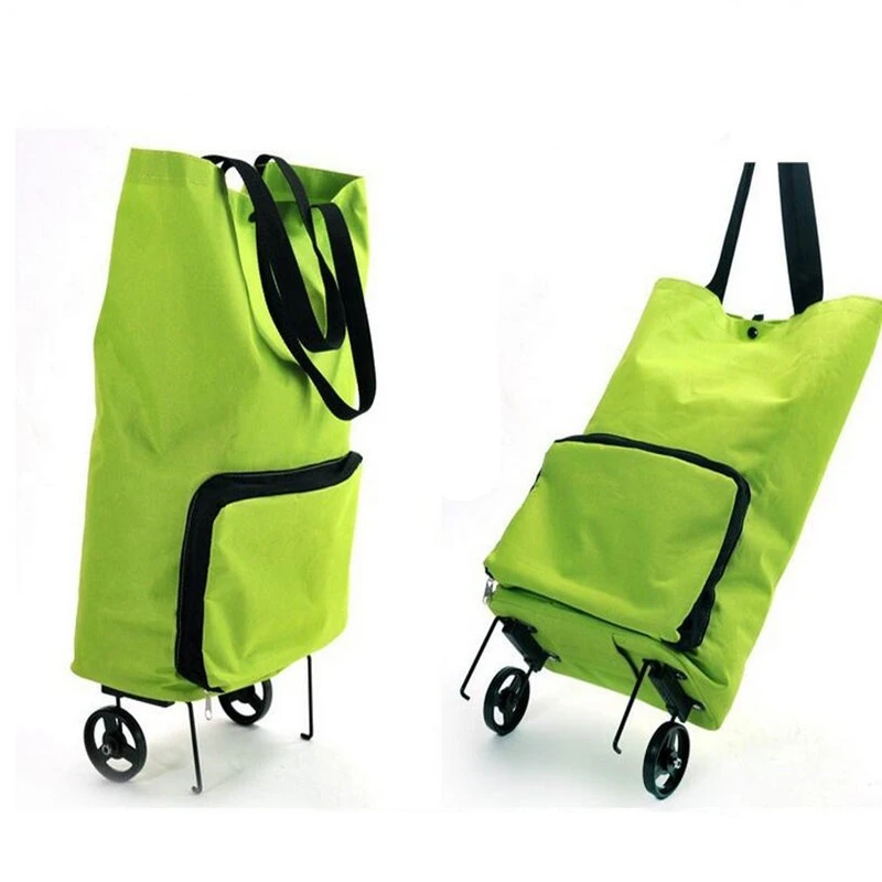 2025 New Reusable Shopping Bag Oxford Shopping Trolley Bag On Wheels Bags On Wheels Canvas Shopping Bag Bolsa de compras