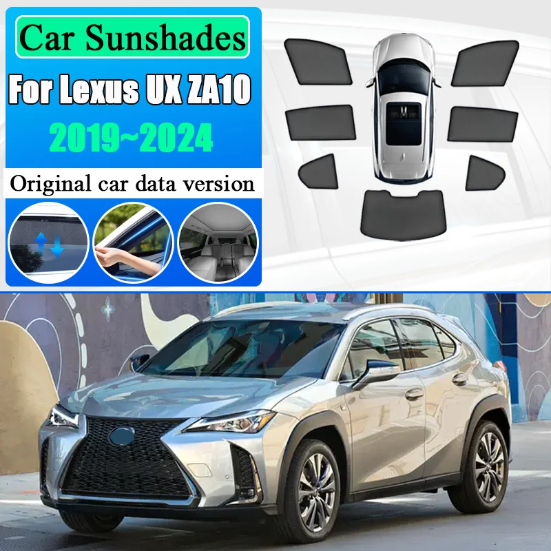 

Car Mesh Sun Shades For Lexus UX 200 250H UX200 UX250H ZA10 2019 2020 2021 2022 2023 2024 Auto Magnetic Sun Visor Accessories