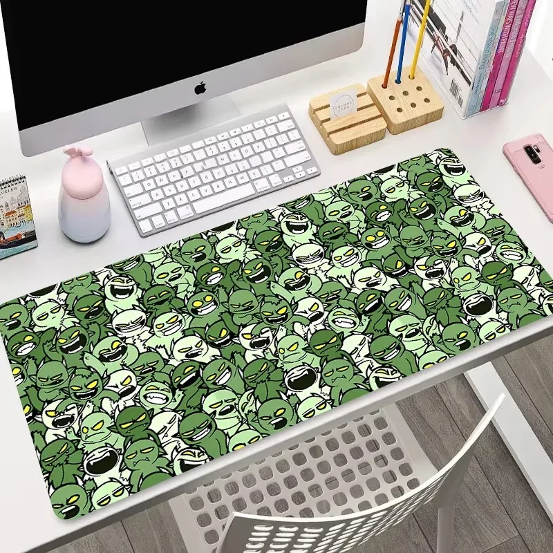 Cartoon little monster dense mouse pad large boy animation keyboard computer desktop office esports game table mat customization