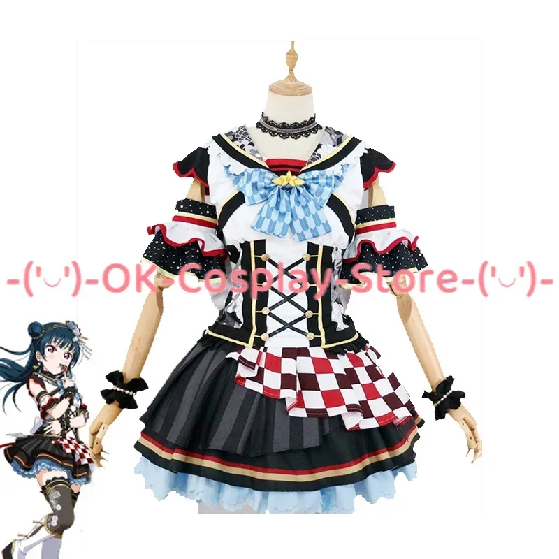 Lovelive Sunshine Aqours Cosplay Costume Lunar January Dress Ohara Mari Ruby Cosplay Women Halloween Dancing Suit Custom Made