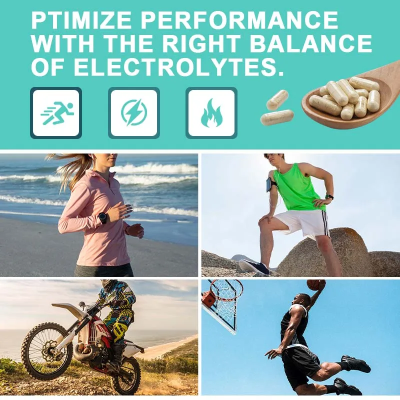 LUKAREE Vitamin and Mineral  Electrolyte Capsule Sports Energy Supplement Restore Physical Strength Fast Boost Endurance