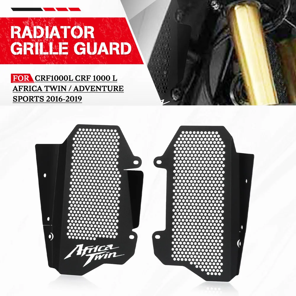 

For Honda CRF1000L CRF 1000 L Africa Twin / Adventure Sports 2016-2017-2018-2019 Radiator Grill Guard Protector Cover Motorcycle