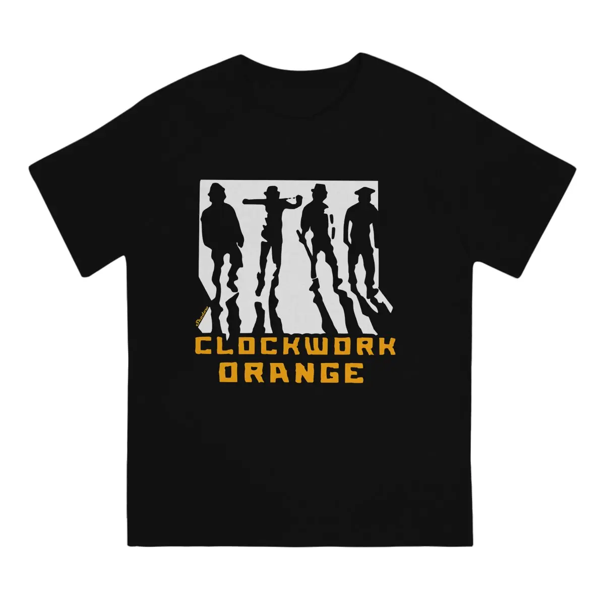 Men's Arancia Meccanica T Shirt A Clockwork Orange 100% Cotton Clothes Funny Short Sleeve Crewneck Tee Shirt 4XL 5XL T-Shirt