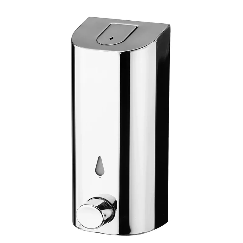 الموضة 500 مللي قدرة 304 مواد من الستانلس ستيل الحائط الحمام موزع الصابون منتجات الفنادق اكسسوارات