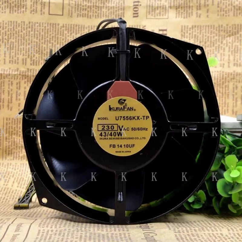 C  FOR IKURAN U7556KX-TP 17055 230 43/40W 17CM All Metal High Temperature Resistant Fan