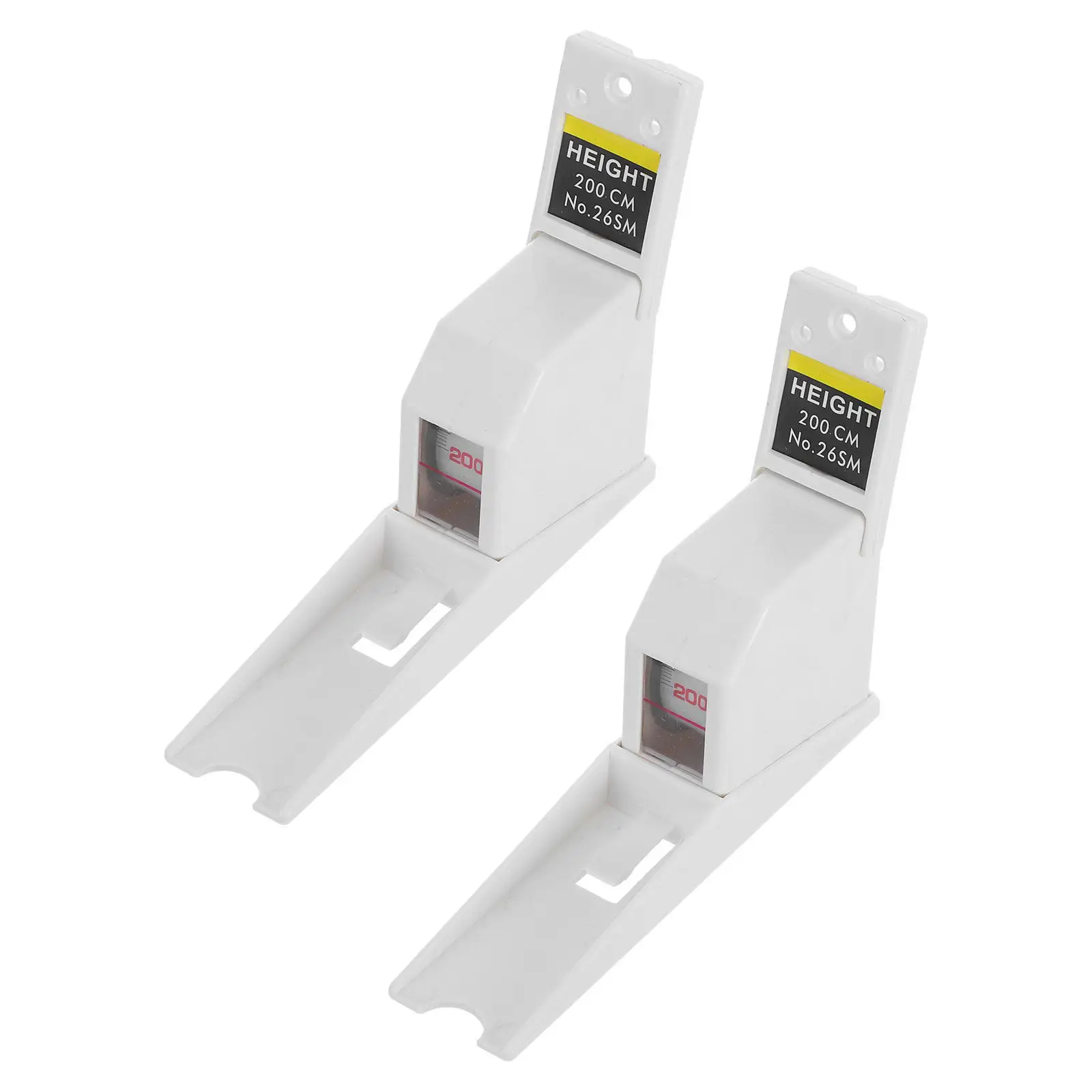 

2pcs 2-Meter Telescopic Height Ruler For Wall Retractable Kids Growth Chart Stature Meter With Measuring Tape Wall Mounted Child