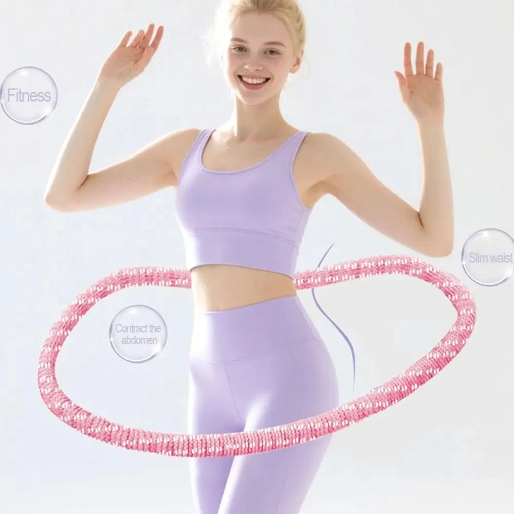 

Круг для фитнеса, портативное кольцо для упражнений, складное кольцо для коррекции талии, мягкое пружинное кольцо для упражнений на животе, используемое для аэробных упражнений