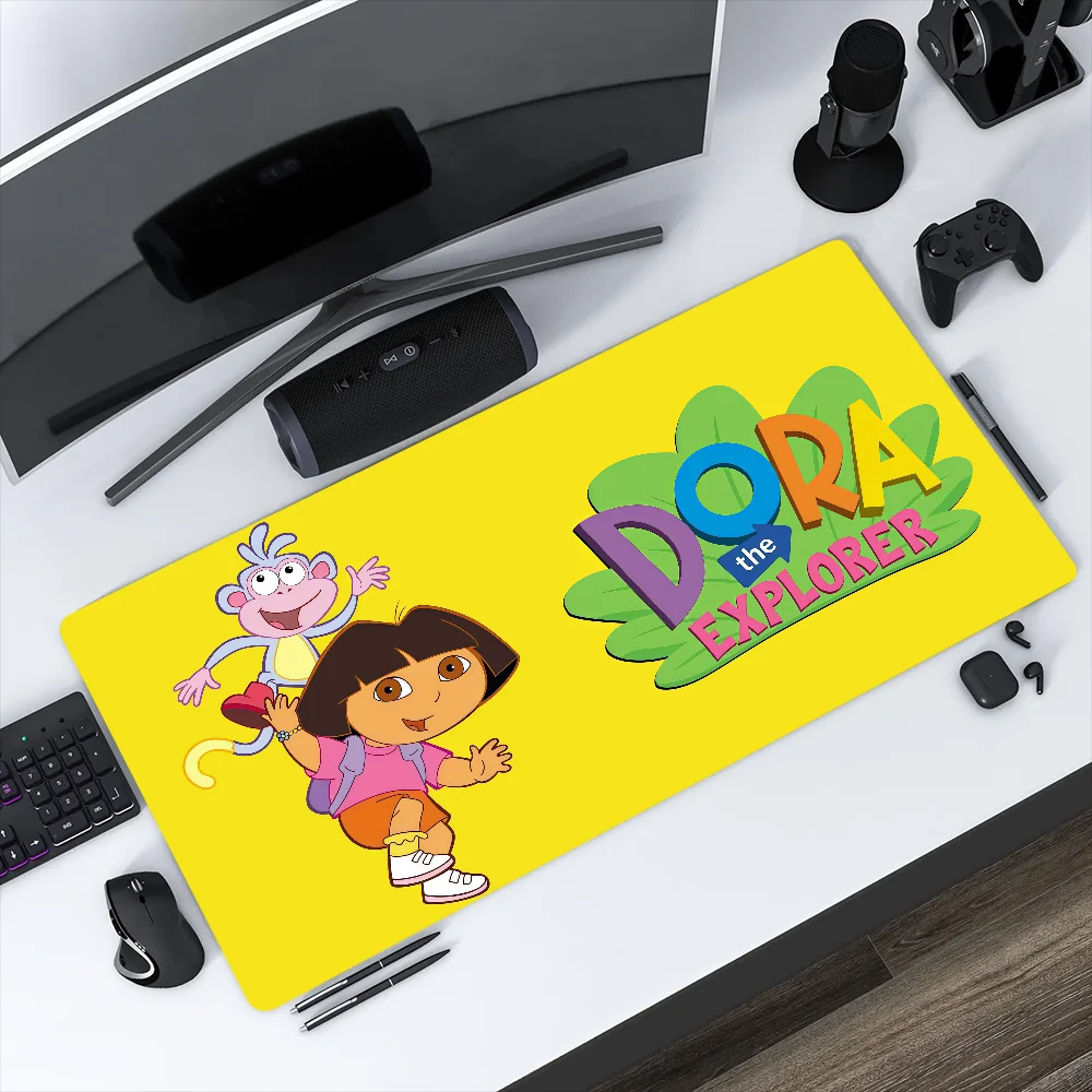 Mouse Pad D-Dora MousePad Non-slip Lockedge Office Student Gaming Movie Thickened Explorer Large Adventure Writing Pad Cushion