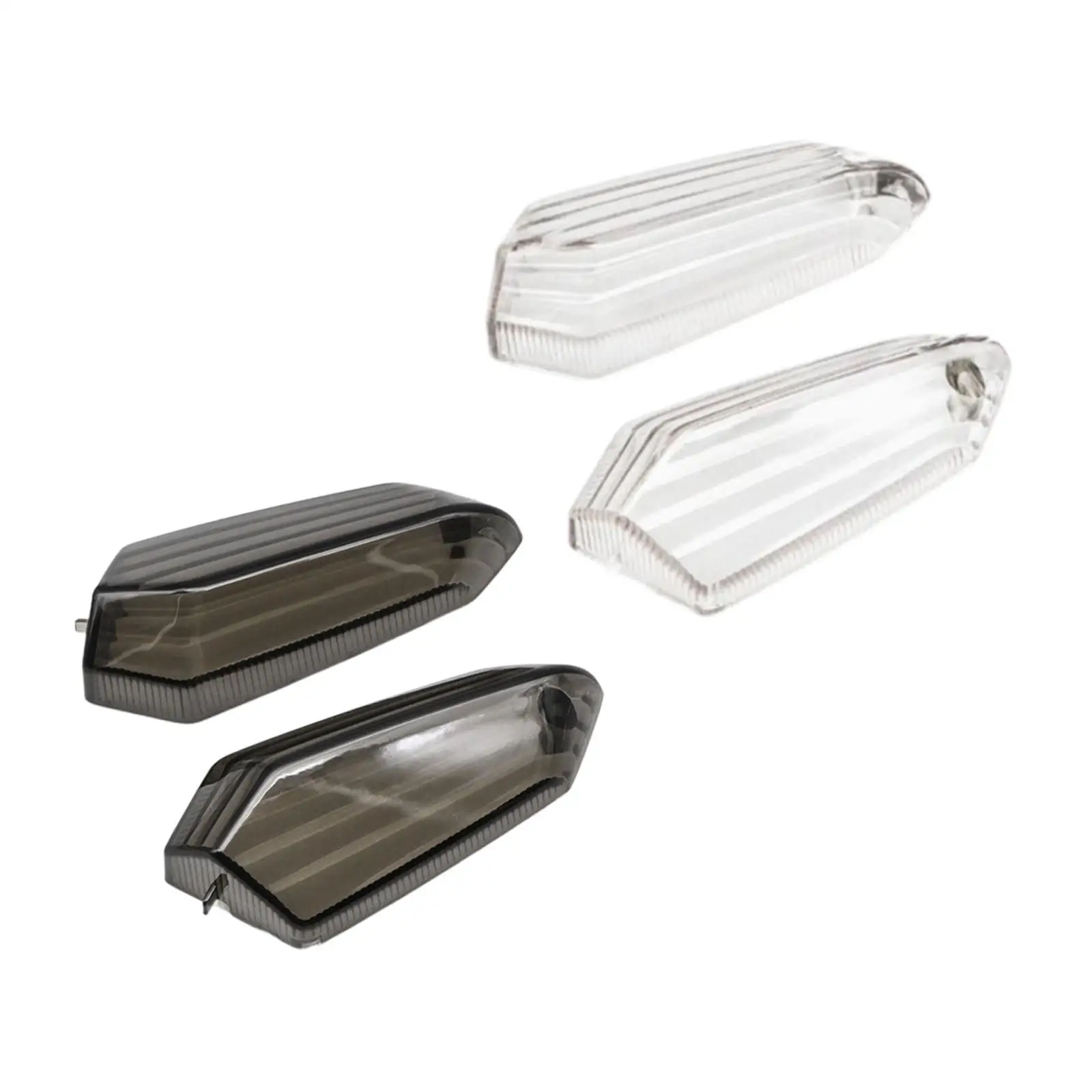 Alloggiamenti per indicatori di direzione per moto 1 paio di sostituzioni dirette Coperture luminose per accessori pratici premium facili da installare