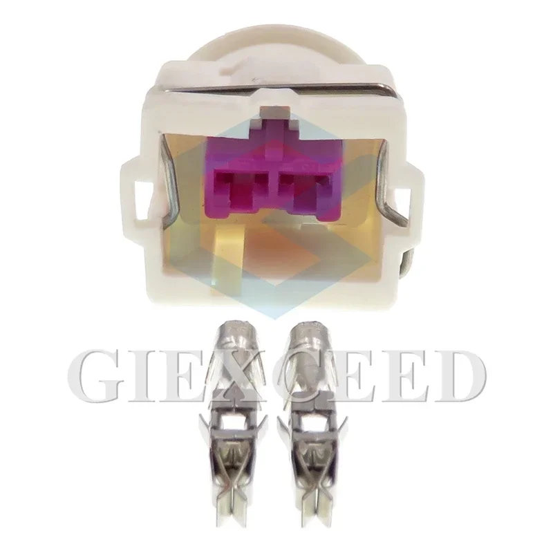 

2 комплекта 2-контактных разъемов серии 3.5 для автомобильной электропроводки, неизолированные, с клеммами, для сборки жгутов проводов переменного тока