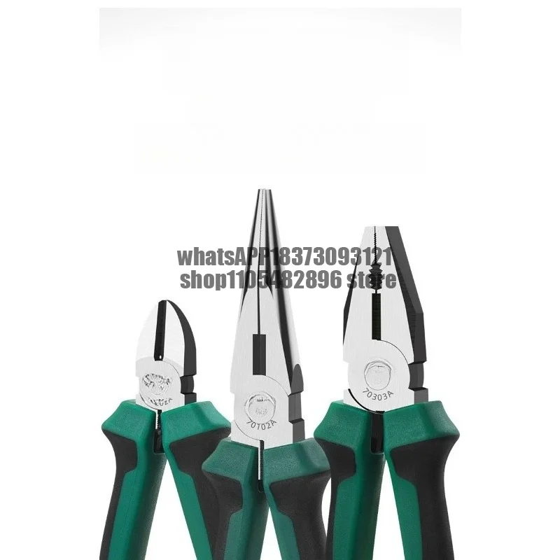 Multifunctional oblique pointed nose pliers for electricians Industrial grade pliers Bias pliers