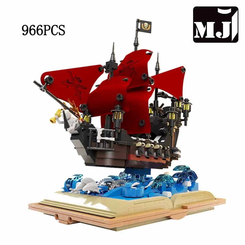 

Конструктор MJ BLOCK «Магическая книга»: Набор для сборки военного имперского корабля, модульная модель, игрушка для взрослых, подарок