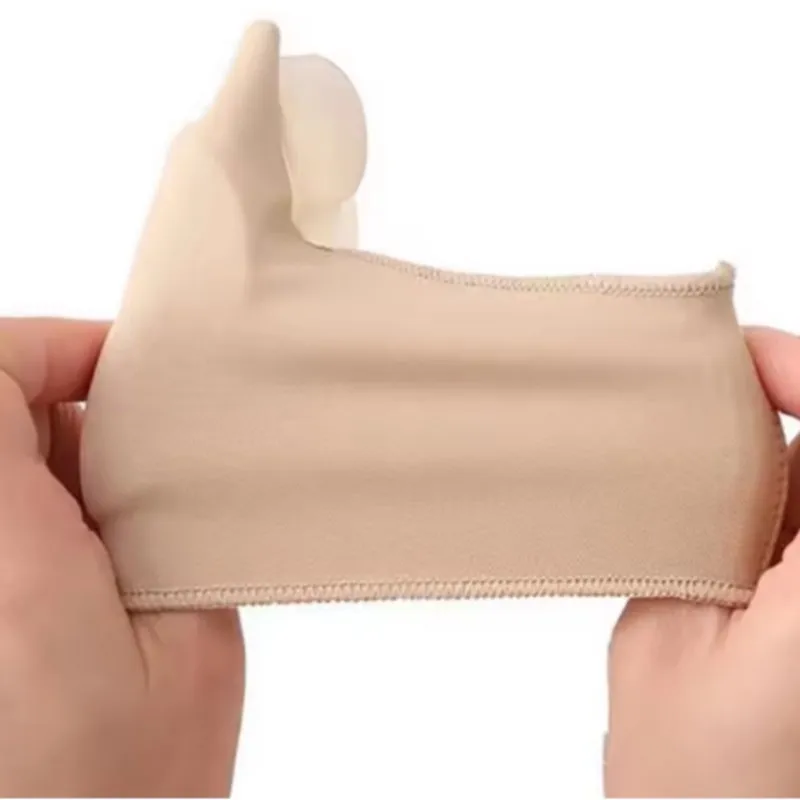 Corrector de dedos ortopédico pies cuidado de los pies hueso pulgar ajustador corrección suave pedicura calcetines juanete enderezador (1 par/2 pares)