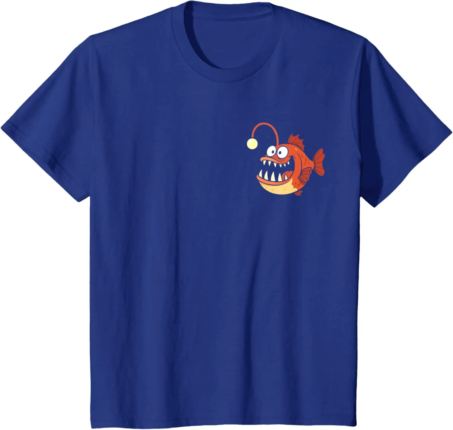 Funny Anglerfish Deepsea Creature Kids Boys Girls T-Shirt Funny Cool Cotton Casual Short Sleeve Tee Graphic T Shirts