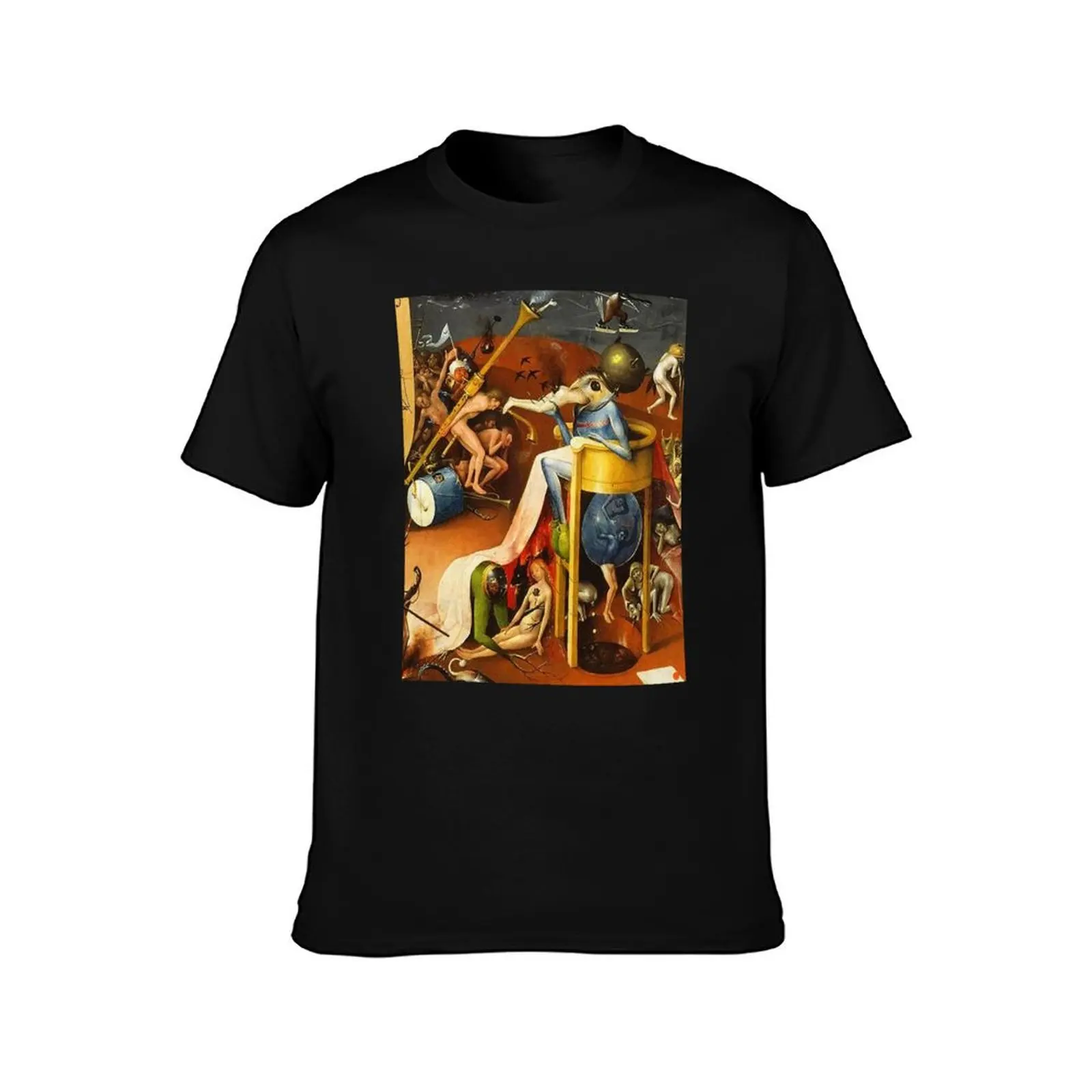 Hieronymus Bosch The Prince of Hell (The Garden of Earthly Delights) Graphic T-Shirt Basic Comfort Fit for Men T-Shirt