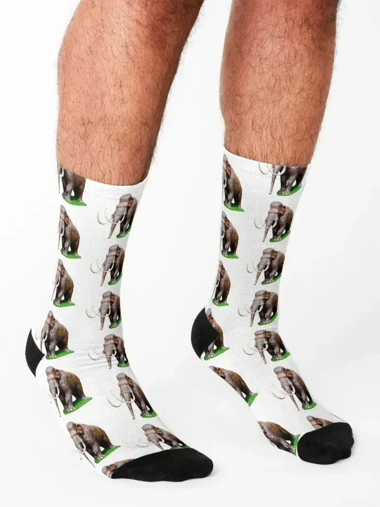 Mammouth Outstanding in his Field Socks golf soccer anti-slip funny gifts happy Socks For Men Women's