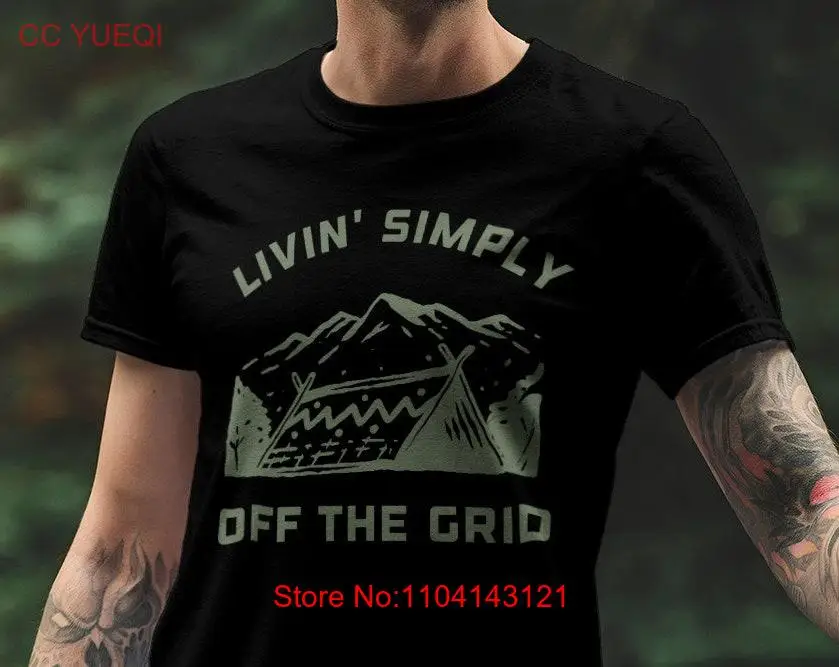 

Футболка Off Grid Livin' Simple Life Living Homestead Prepper с длинными или короткими рукавами