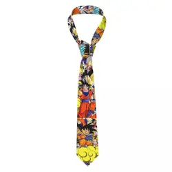 Dragon Ball Z Goku Vegeta DBZ Neckties Men Women Silk Polyester 8 cm Classic Neck Tie for Mens Accessories Cravat Wedding Gift